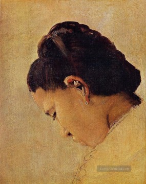 Georges Seurat Werke - Kopf eines Mädchens 1879